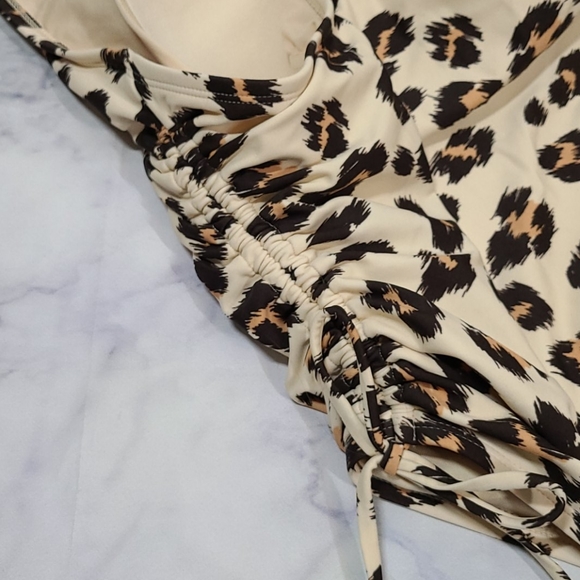 Kona Sol Leopard One Piece Swimsuit - Picture 8 of 11